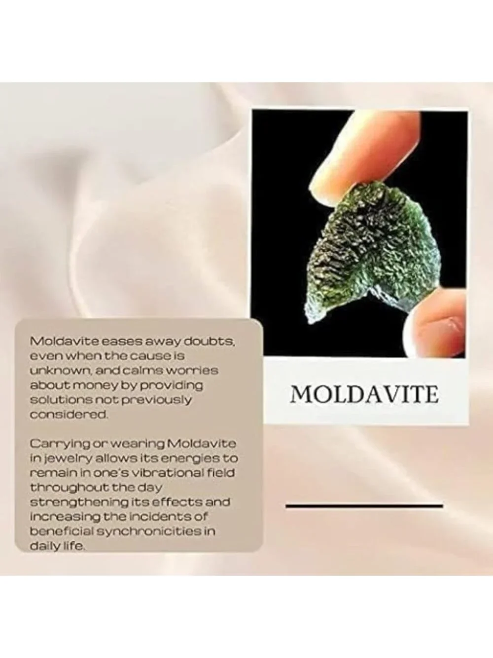 Handmade Moldavite & Herkimer Ring in 925 Sterling Silver - Unique Women's Gift